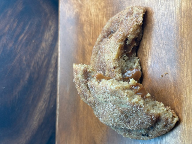 Dulce de Leche Snickerdoodle cookie from Green Goddess Goodies